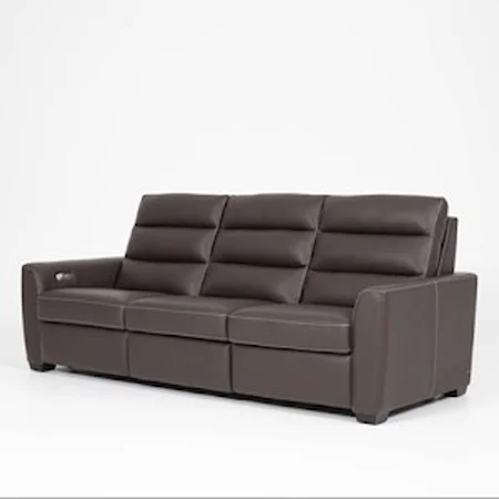 Contemporary Power Reclining 3-Seat Sofa